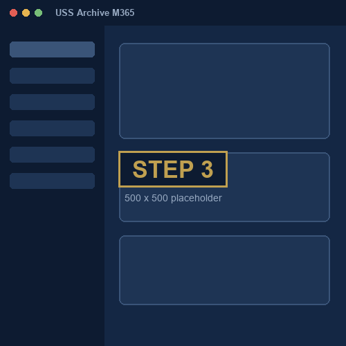 Step 3 — Description to be provided.